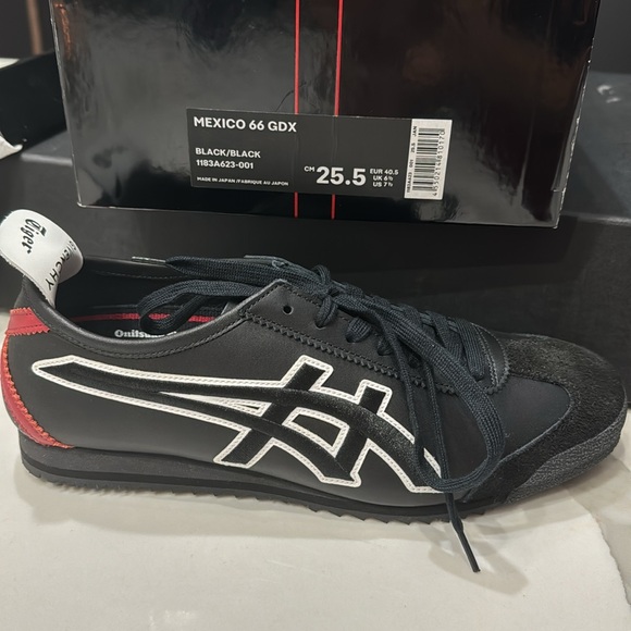 Givenchy Onitsuka Tiger sneaker EUR 40.5 US 7.5 men black and red Brand New - Picture 3 of 5